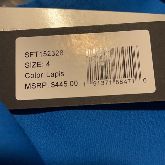 NWT Halston Heritage Strapless Peplum Dress - Picture 12 of 12